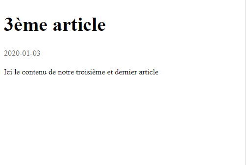 Pade d'article