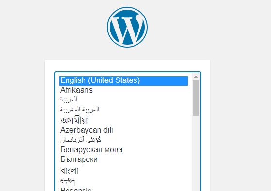 Installation de wordpress